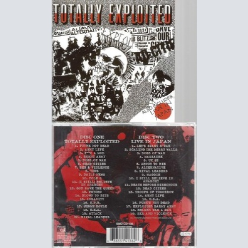 CD--THE EXPLOITED -- --2CD -- TOTALLY EXPLOITED-LIVE IN JAPA