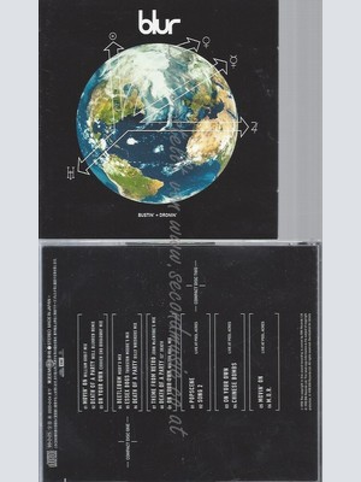CD--BLUR--BUSTIN + DRONIN--2CD--JAPAN CD