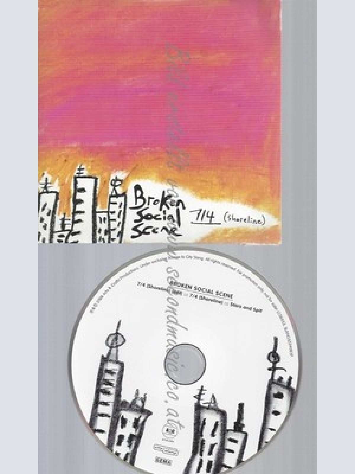CD--BROKEN SOCIAL SCENE--1/4 SHORELINE--CARDSLEEVE