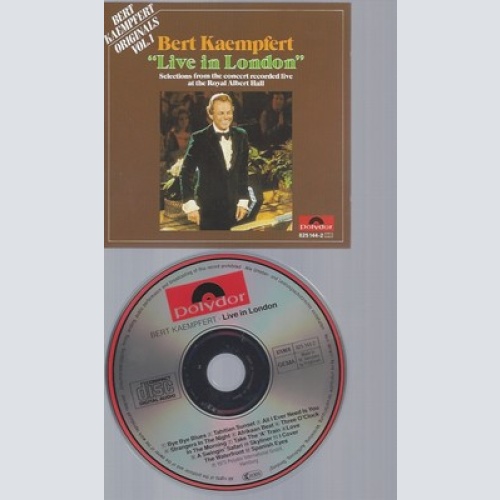 CD--BERT KAEMPFERT -1987- -- LIVE IN LONDON