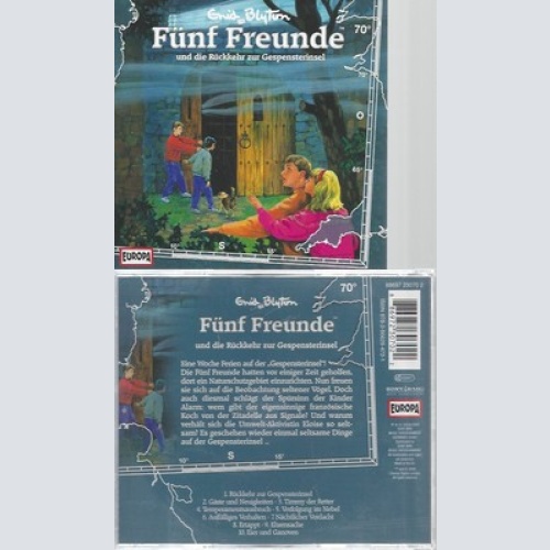 CD--RUECKKEHR ZUR GESPENSTERINSEL: FOLGE 70 /FUENF FREUNDE- ---- CD