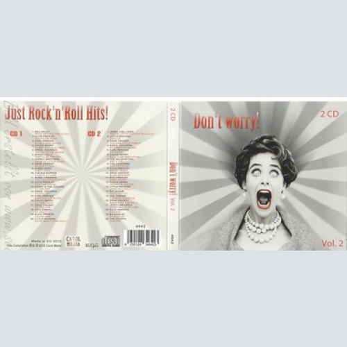 CD--VARIOUS -- --2CD -- DONT WORRY-JUST ROCKNROLL HITS