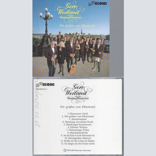 CD--GERO WEILAND UND SEINE HAMBURG BÖHMISCHEN --WIR GRÜSSEN VOM ELBESTRAND