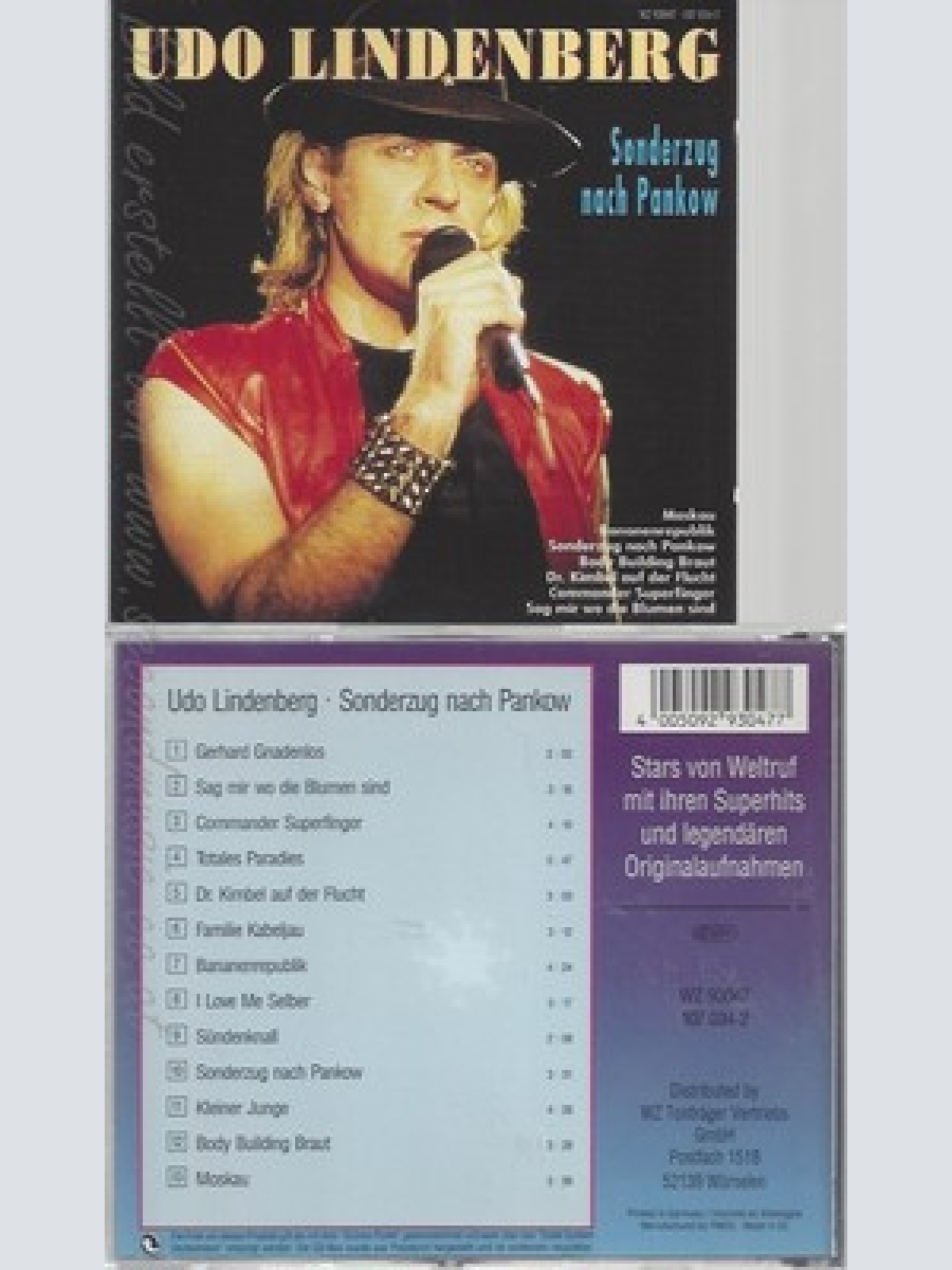 CD--UDO LINDENBERG -- SONDERZUG NACH PANKOW