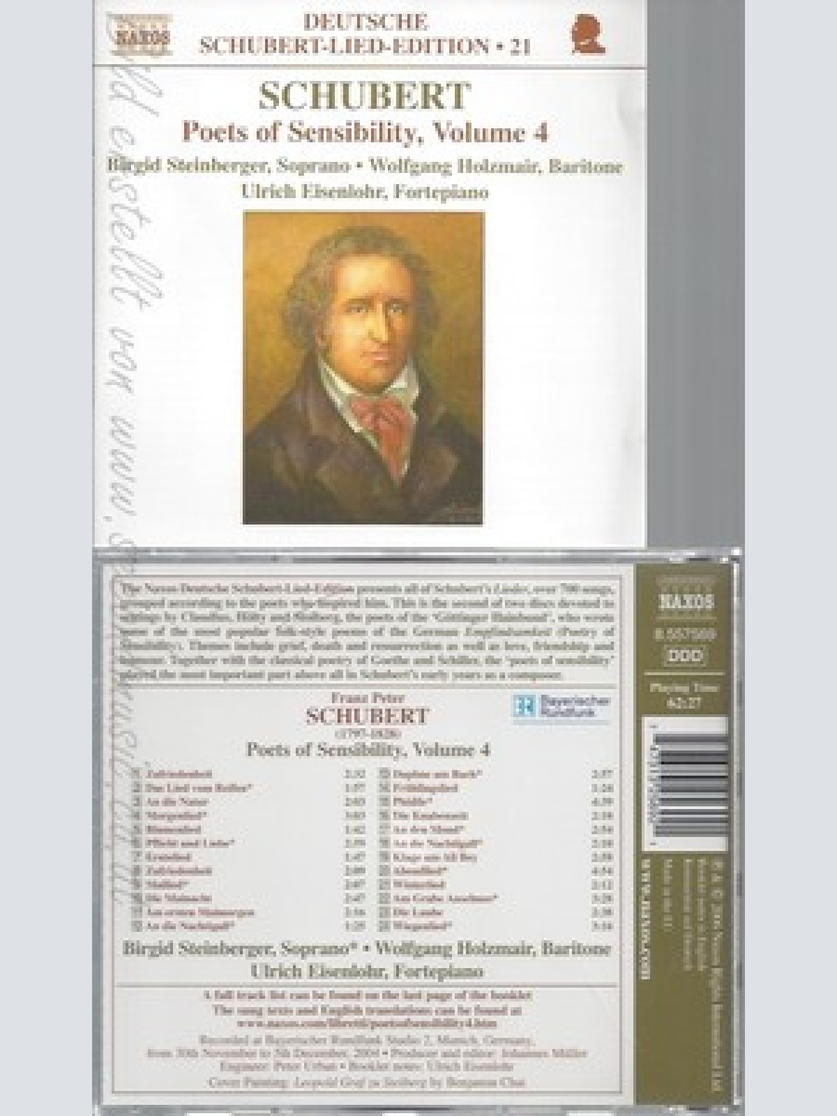 CD--HOLZMAIR, STEINBERGER, EISENLOHR UND FRANZ SCHUBERT -- -- -- DICHTER DER EMP