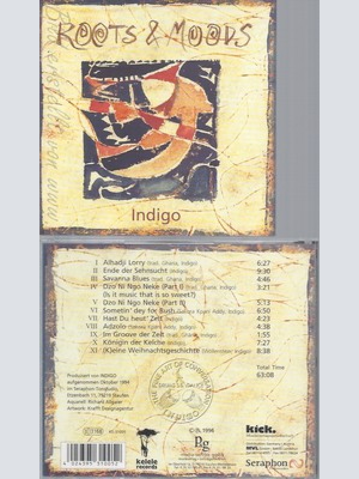 CD--INDIGO -- -- ROOTS AND MOODS