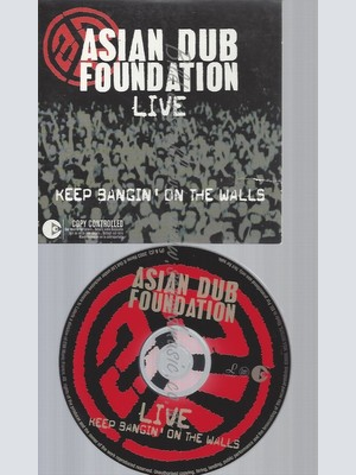 CD--ASIAN DUB FOUNDATION--KEEP BANGIN ON THE WALLS--CARDSLEEVE--PROMO
