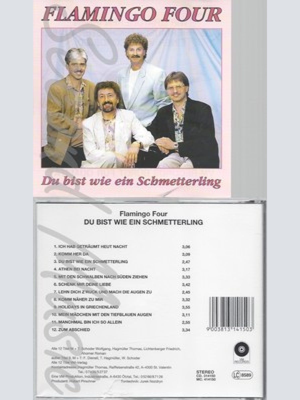 CD--FLAMINGO FOUR --- DU BIST WIE EIN SCHMETTERLING