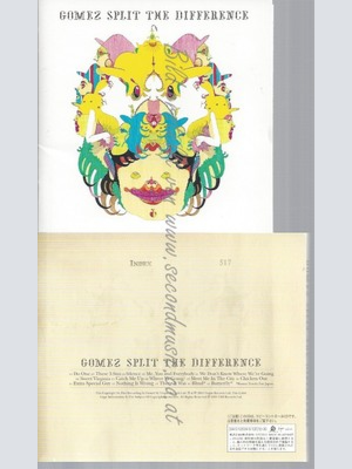 CD--GOMEZ SPLIT--THE DIFFERENCE--MADE IN JAPAN