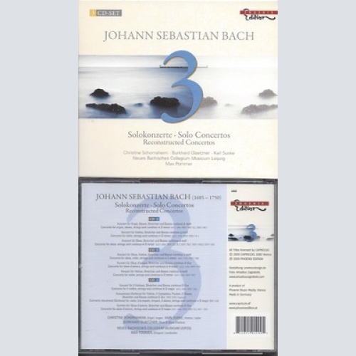 CD--SCHORNSHEIM, SUSKE, GLAETZNER UND JOHANN SEBASTIAN BACH -KOMPONIST- -2009- -