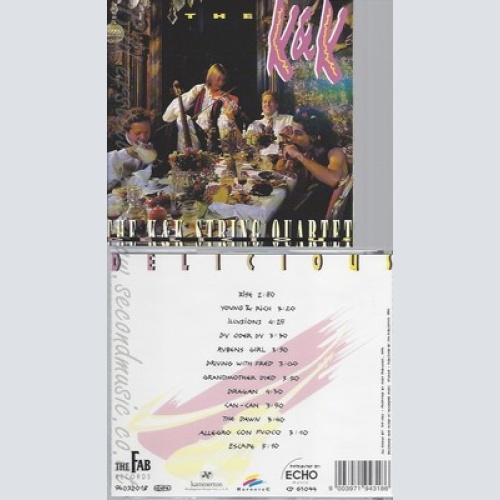 CD--THE K & K STRING QUARTET -- DELICIOUS