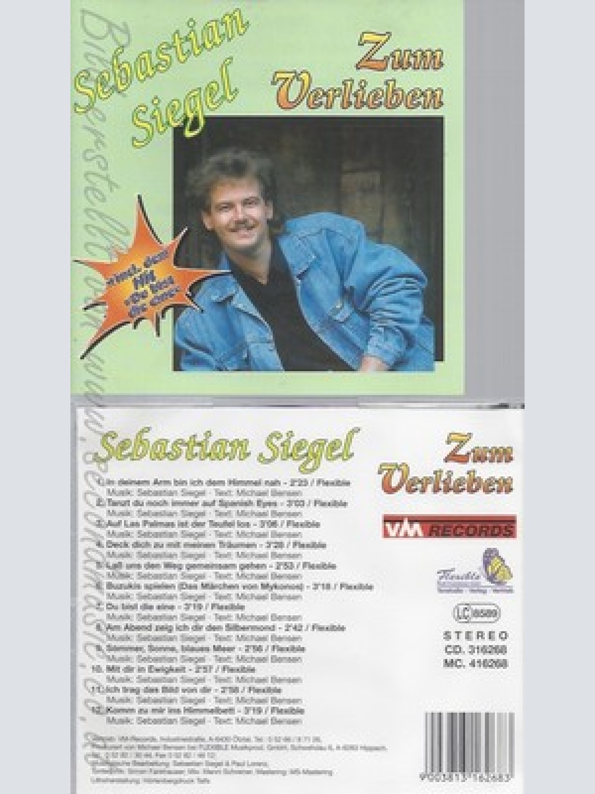 CD--SEBASTIAN SIEGEL--ZUM VERLIEBEN