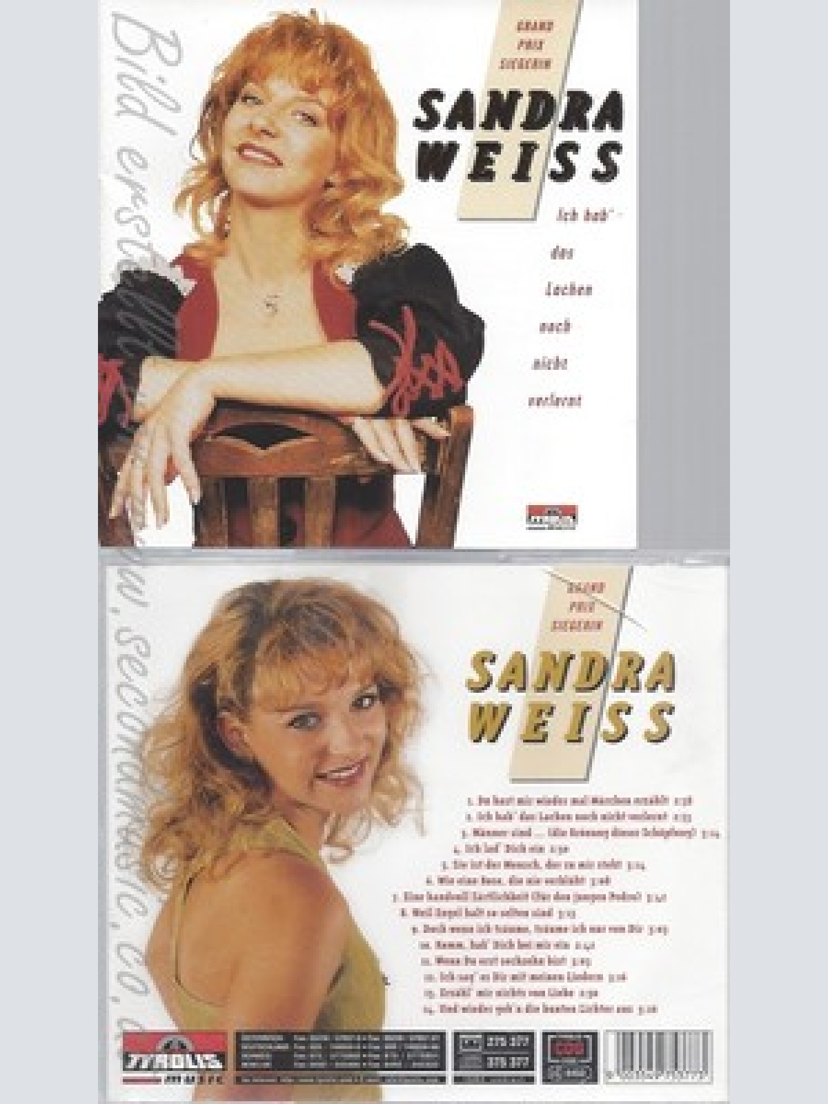 CD--SANDRA WEISS - -- ICH HAB' DAS LACHEN NOCH NICHT VERLERNT