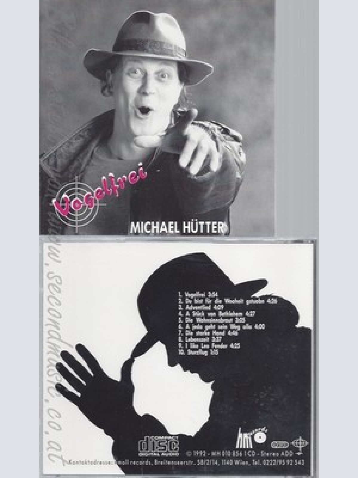 CD--MICHAEL HÜTTER--VOGELFREI