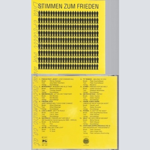 CD--STIMMEN ZUM FRIEDEN--WATERLOO-TY TENDER-VA
