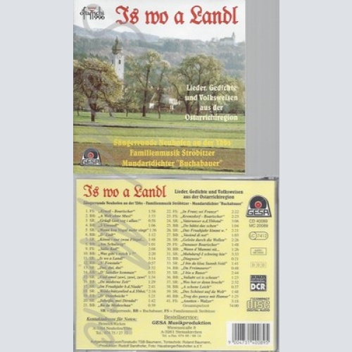 CD--IS WO A LANDL -2007- -- LIEDER, GEDICHTE UND VOLKSWEIS