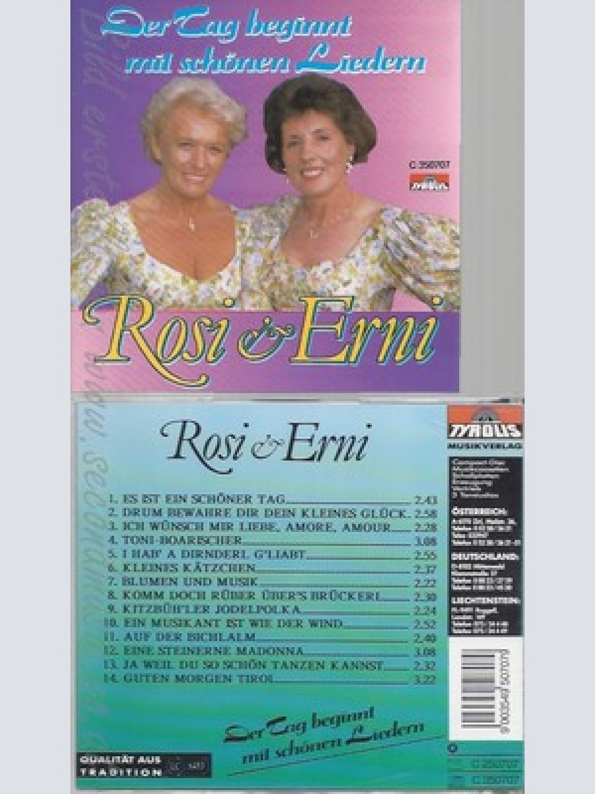 CD--ROSI & ERNI -- -- DER TAG BEGINNT MIT SCHOENEN LI