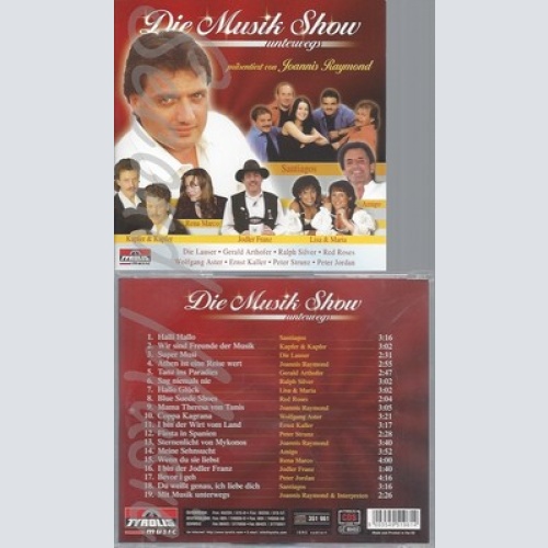 CD--VARIOUS -2002- -- DIE MUSIK SHOW UNTERWEGS PRAES.