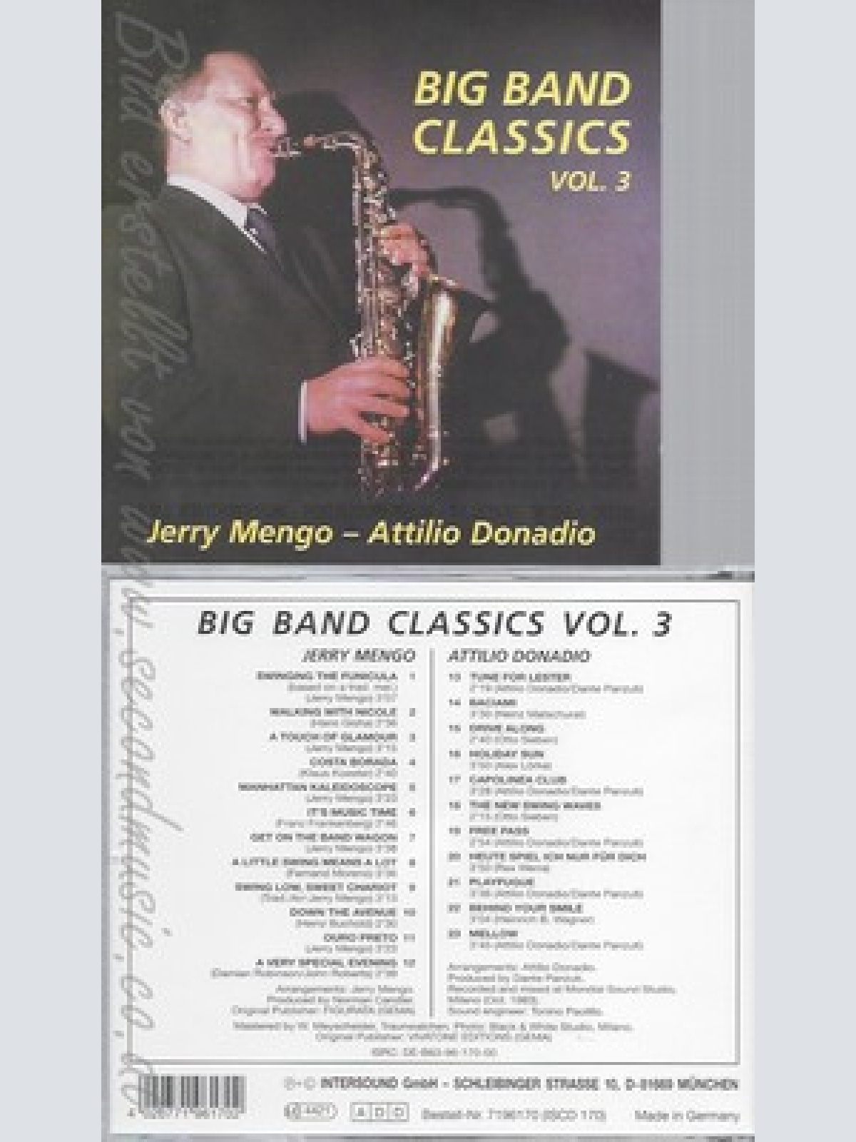 CD--TTILIO DONADO--BIG BAND CLASSICS - VOL. 3: JERRY MENGO
