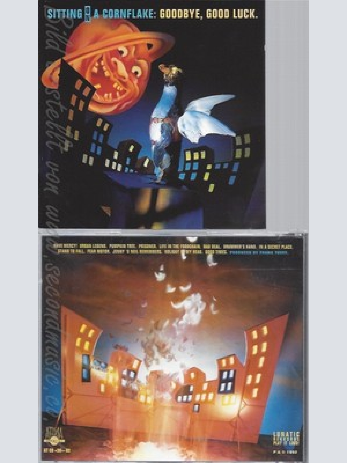 CD--SITTING ON A CORNFLAKE--GOODBYE GOOD LUCK