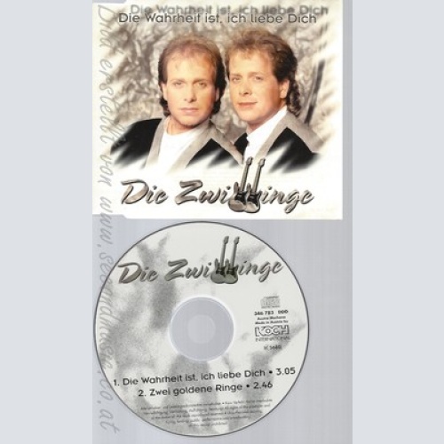 CD--DIE ZWILLINGE -  - - SINGLE -- DIE WAHRHEIT IST,ICH LIEBE DI