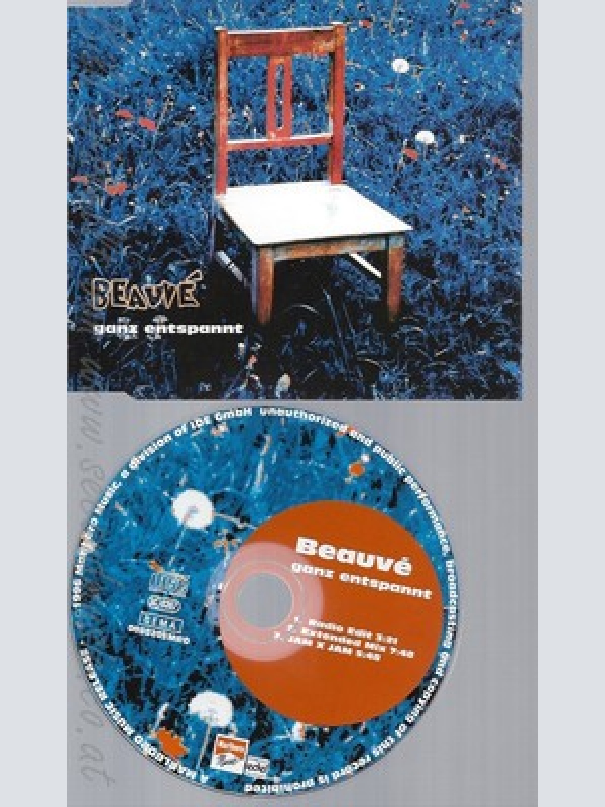 CD--BEAUVE -- - SINGLE -- GANZ ENTSPANNT
