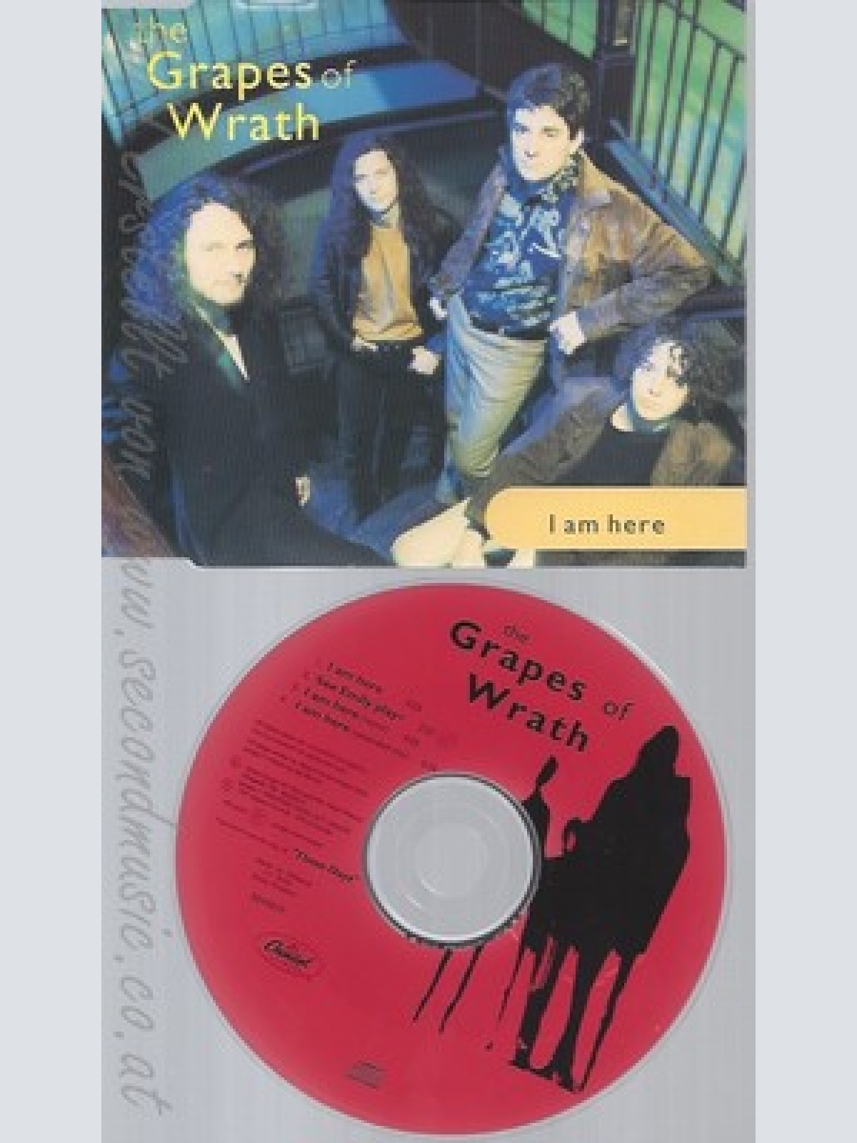 CD--GRAPES OF WRATH - SINGLE -- I AM HERE -INCL. 3 VERSIONS, -