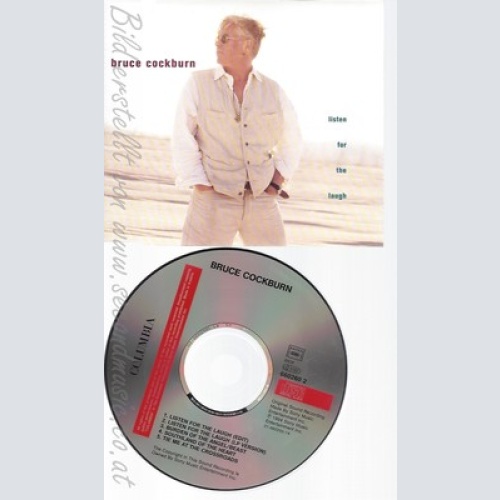 CD--BRUCE COCKBURN -  - - SINGLE -- LISTEN FOR THE LAUGH -X2+3-
