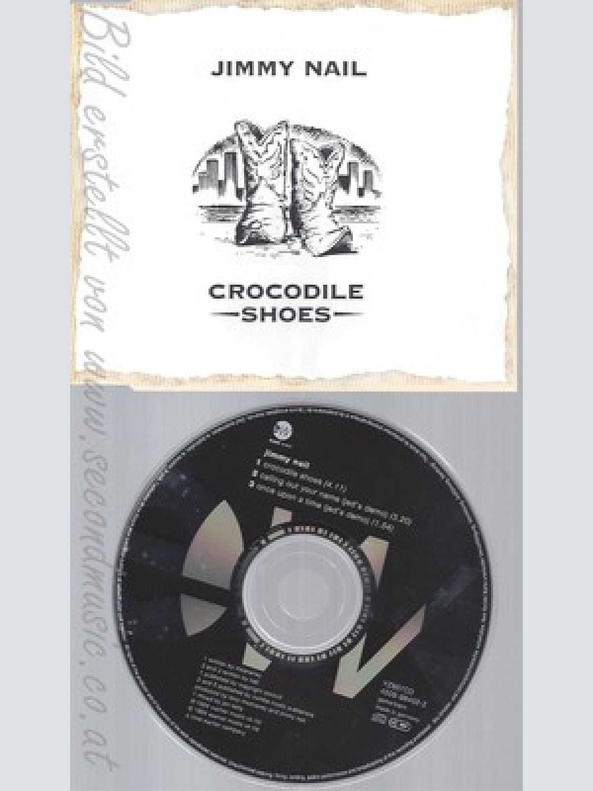 CD--JIMMY NAIL -- - SINGLE -- CROCODILE SHOES -PLUS 2 'JED'S DEMO'-TRACKS, -
