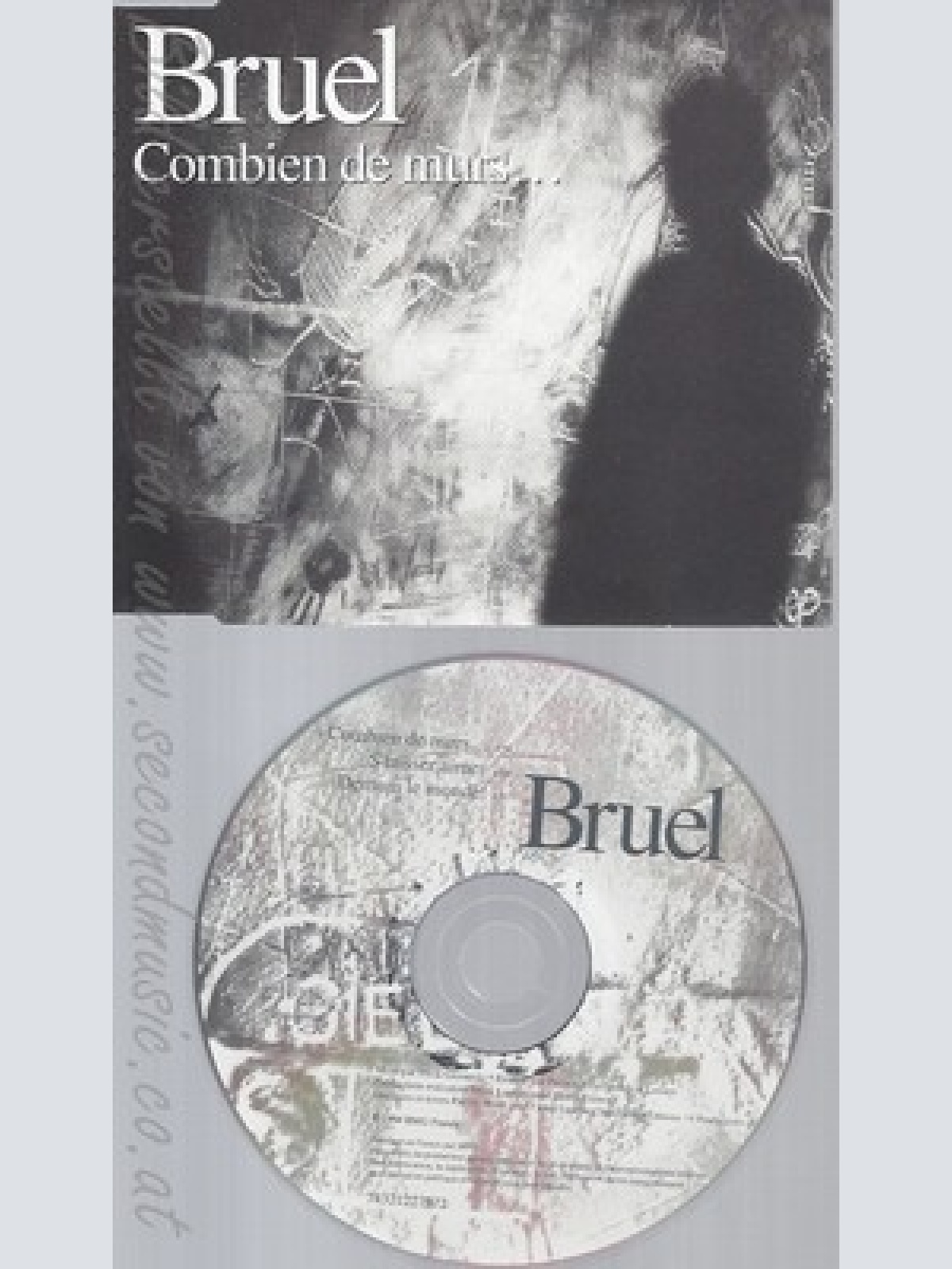 CD--PATRICK BRUEL -- - SINGLE -- COMBIEN DE MURS