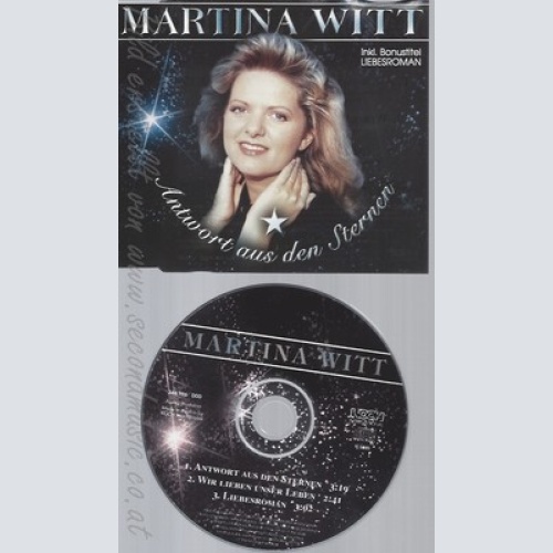 CD--MARTINA WITT -- - SINGLE -- ANTWORT AUS DEN STERNEN