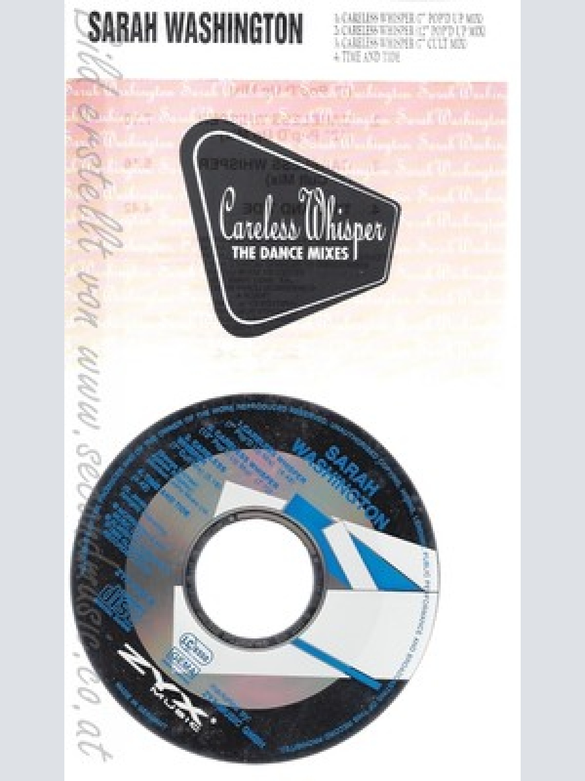 CD--SARAH WASHINGTON -  - -    -- CARELESS WHISPER -#ZYX7151-