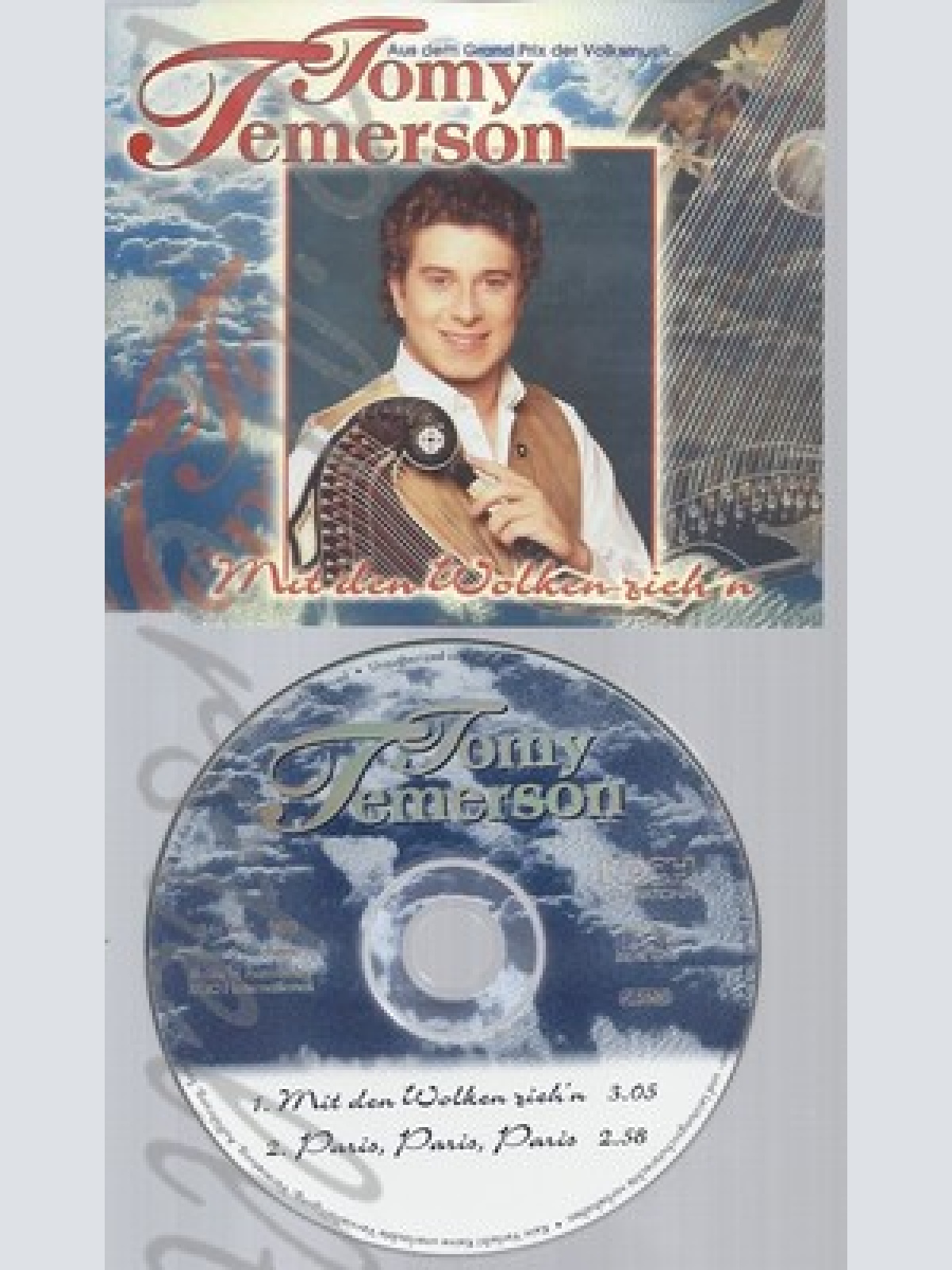 CD--TOMY TEMERSON -- --- MIT DEN WOLKEN ZIEH'N