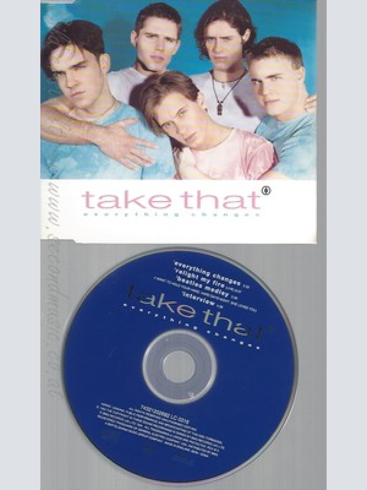 CD-- TAKE THAT -- --- EVERYTHING CHANGES