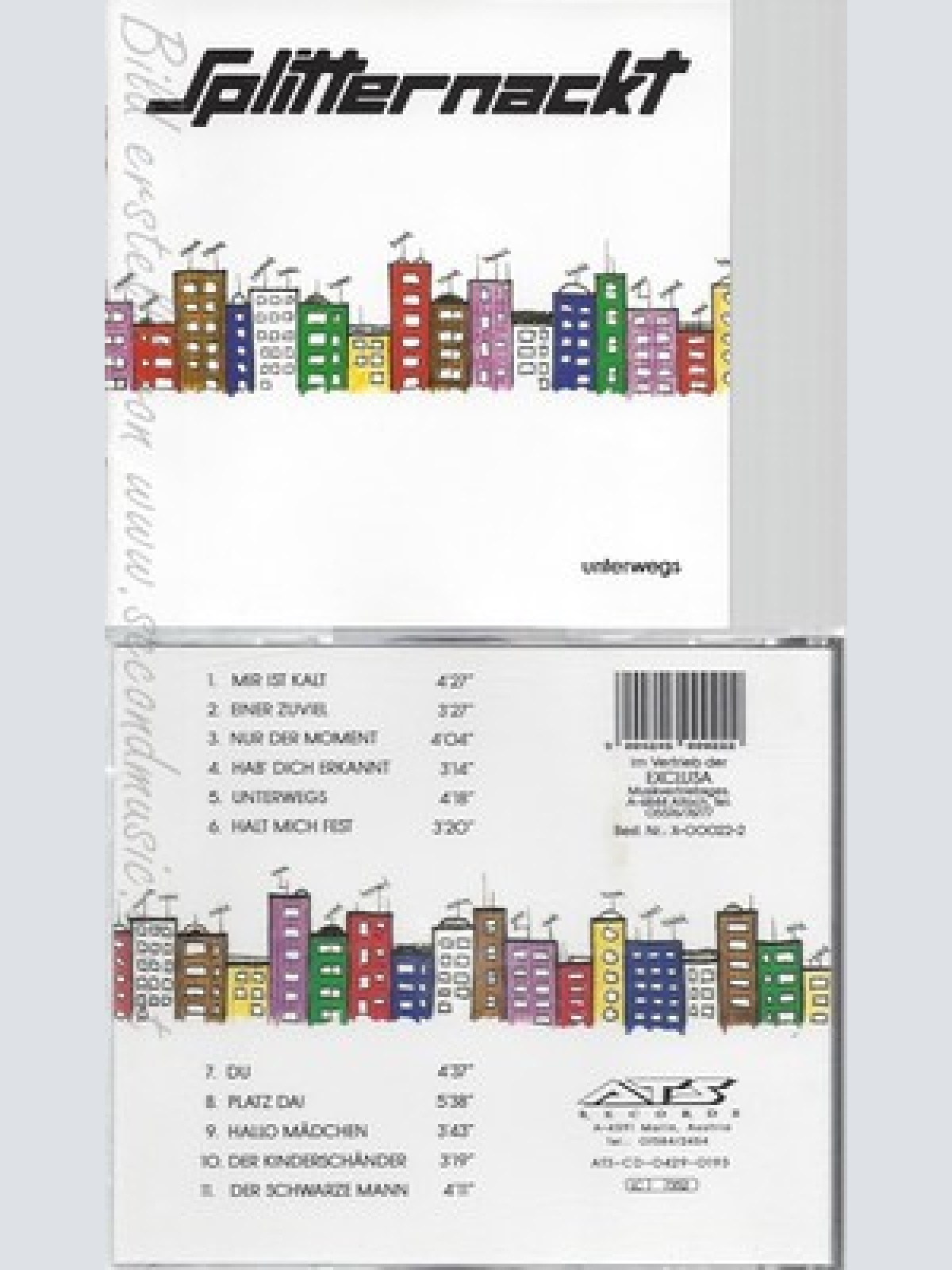 CD--SPLITTERNACKT -- -- UNTERWEGS