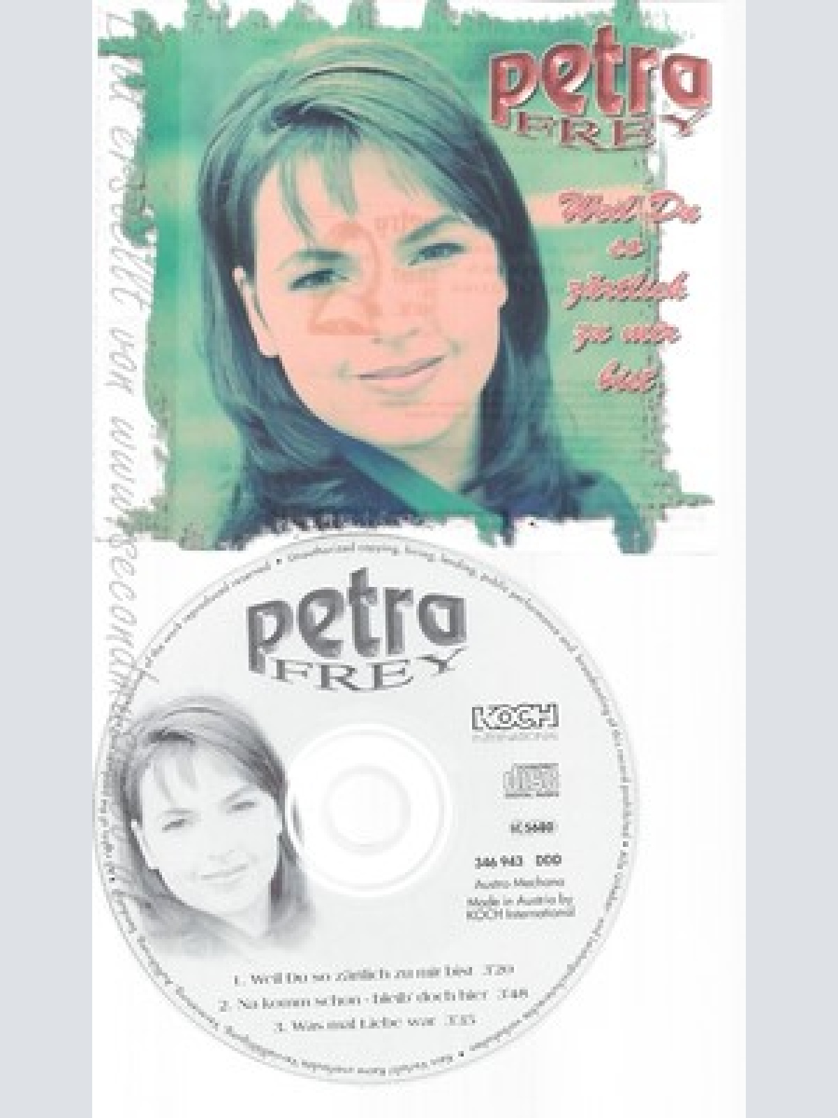 CD--PETRA FREY -- --- WEIL DU SO ZAERTLICH ZU MIR BIST