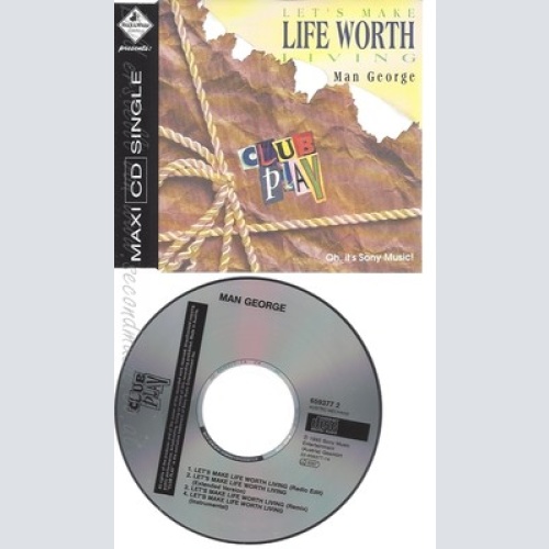 CD--MAN GEORGE --- LETS MAKE LIFE WORTH LIVING