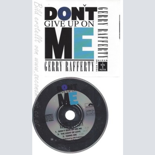 CD--GERRY RAFFERTY --- DON'T GIVE UP ON ME