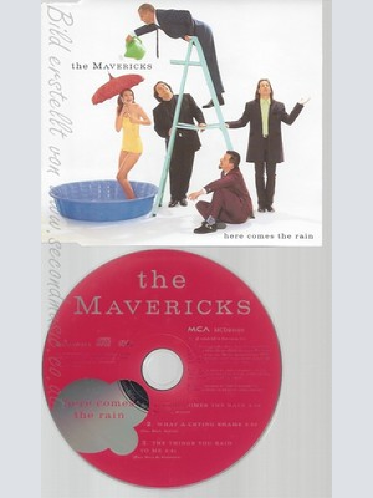 CD--THE MAVERICKS--- HERE COMES THE RAIN