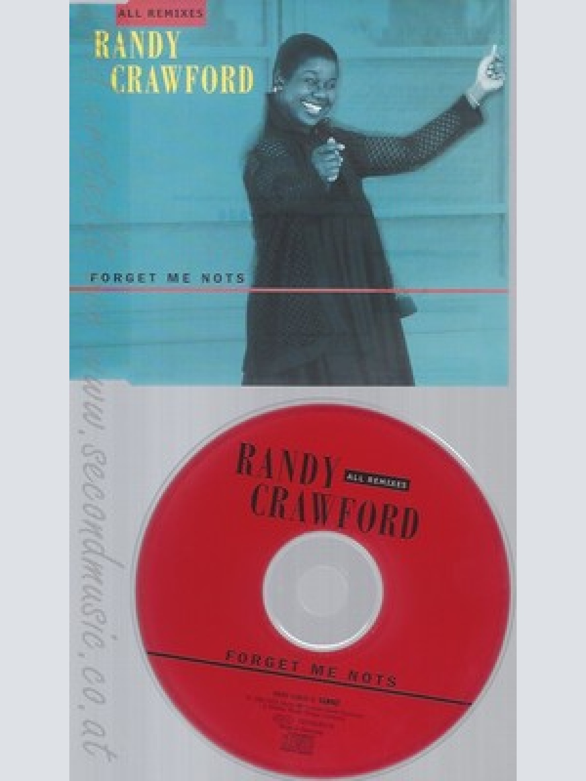 CD--RANDY CRAWFORD - SINGLE -- FORGET ME NOTS -ALL REMIXES, -
