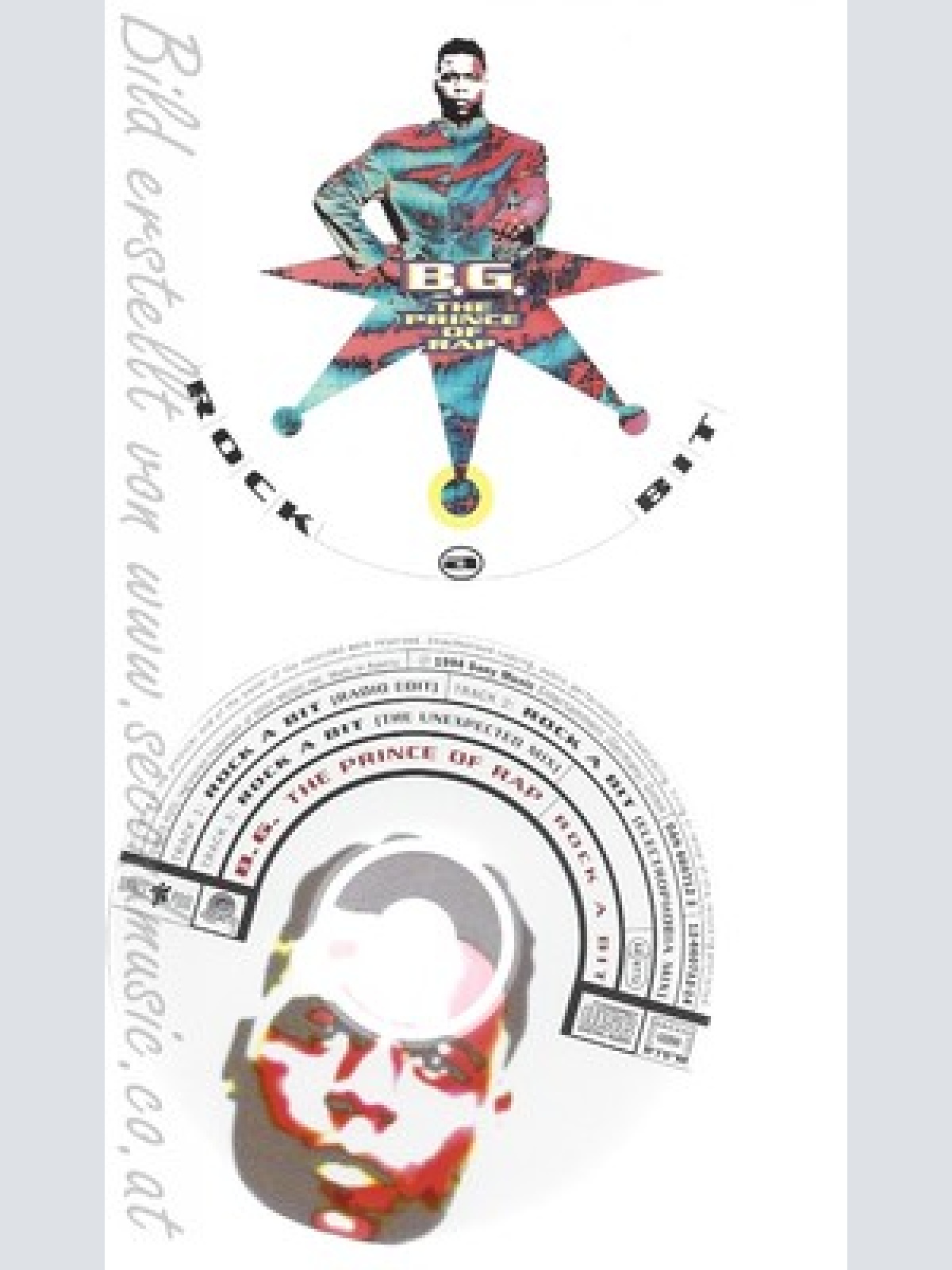 CD--B.G. THE PRINCE OF RAP - SINGLE -- ROCK A BIT