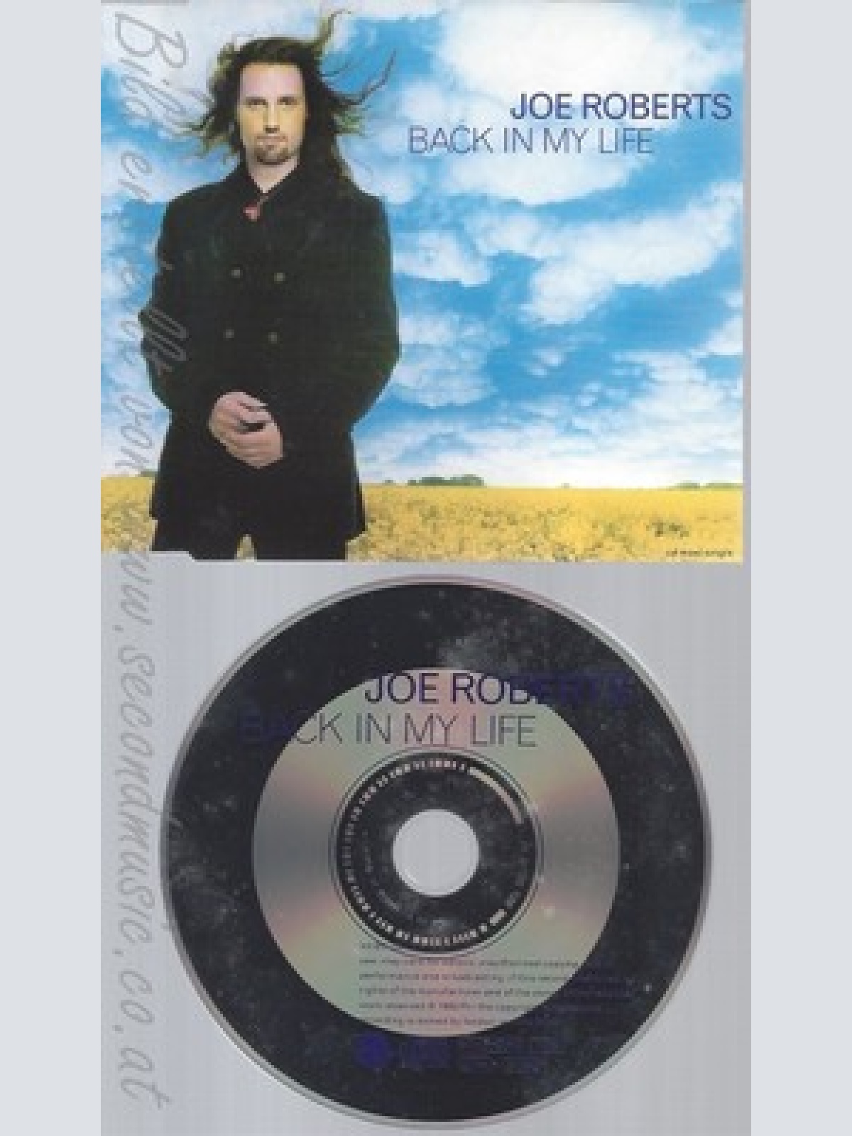 CD--JOE ROBERTS -- - SINGLE -- BACK IN MY LIFE