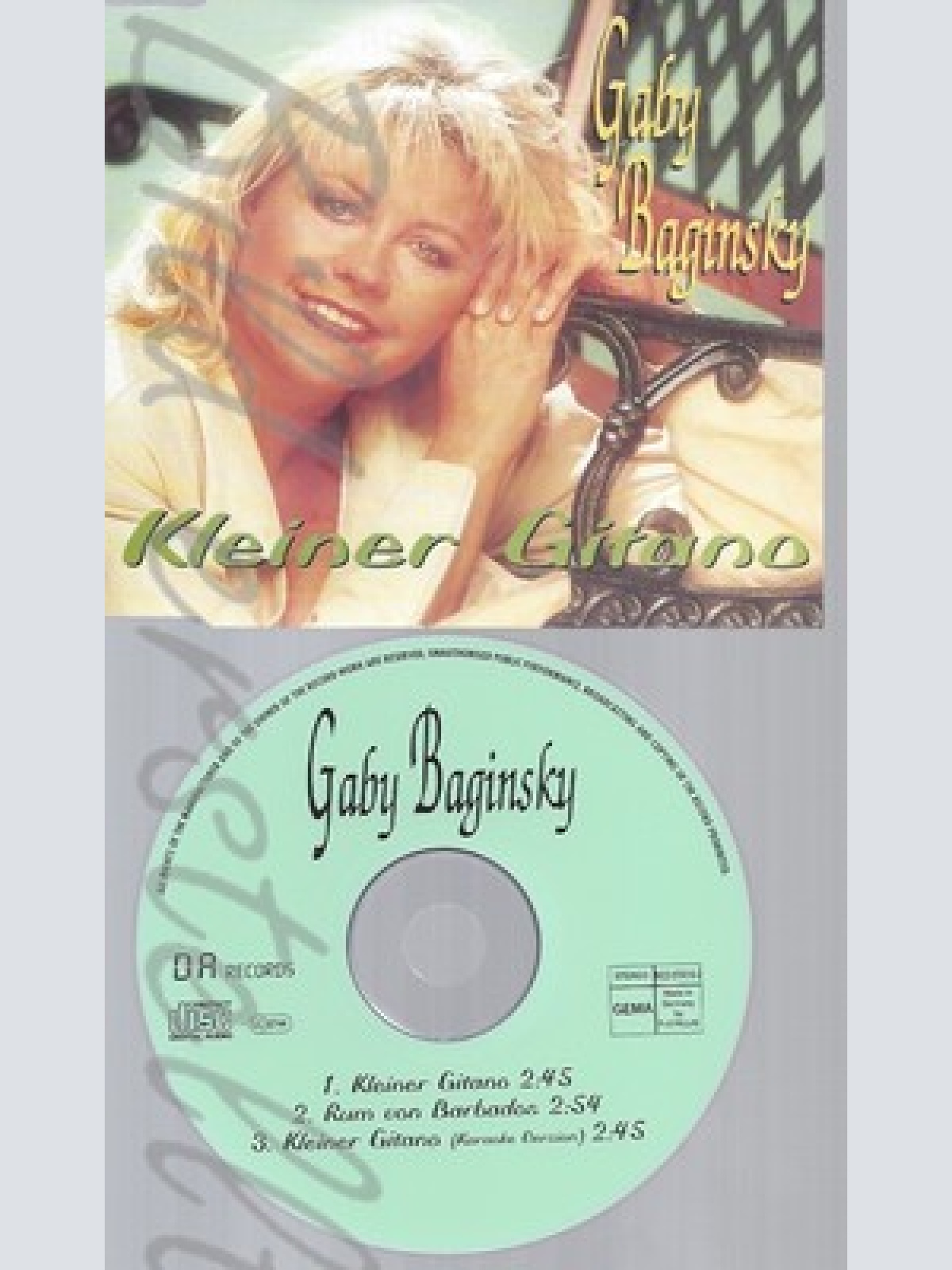 CD--GABY BAGINSKY -- --- KLEINER GITANO