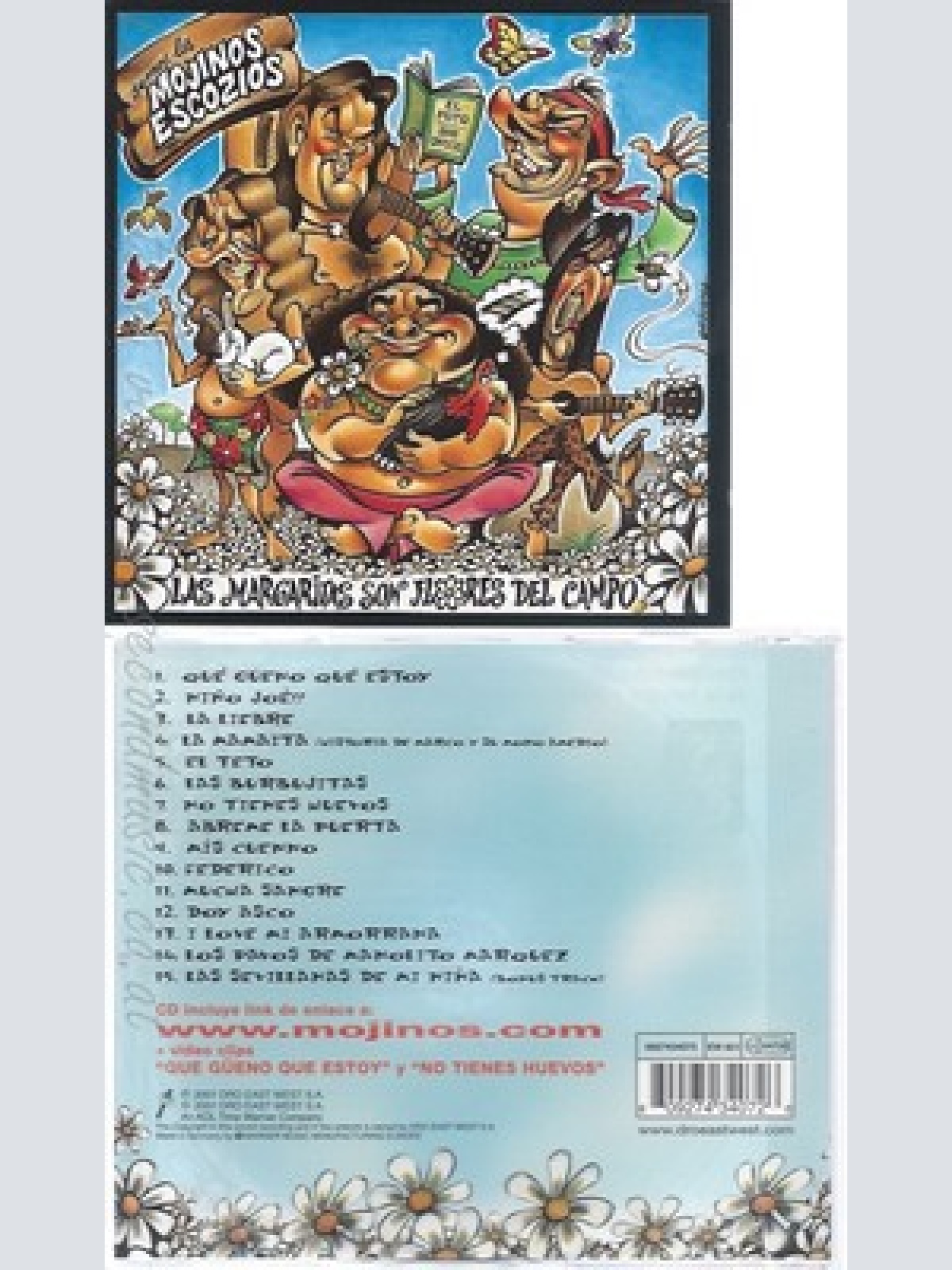 CD--MOJINOS ESCOZIOS -- --- LAS MARGARITAS SON FLORES DEL