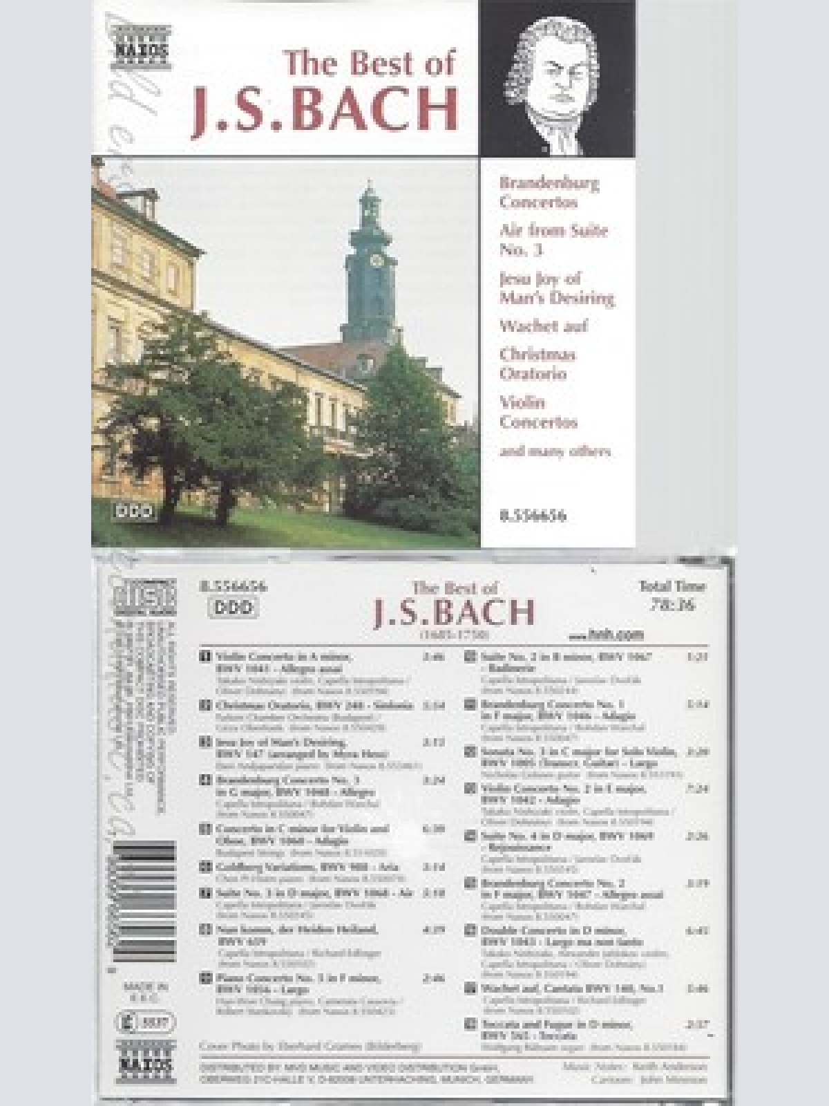 CD--VARIOUS UND JOHANN SEBASTIAN BACH -- -- -- THE BEST OF BACH