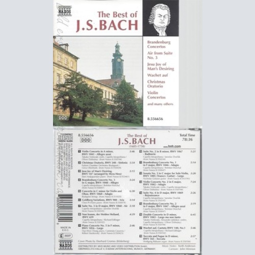 CD--VARIOUS UND JOHANN SEBASTIAN BACH -- -- -- THE BEST OF BACH