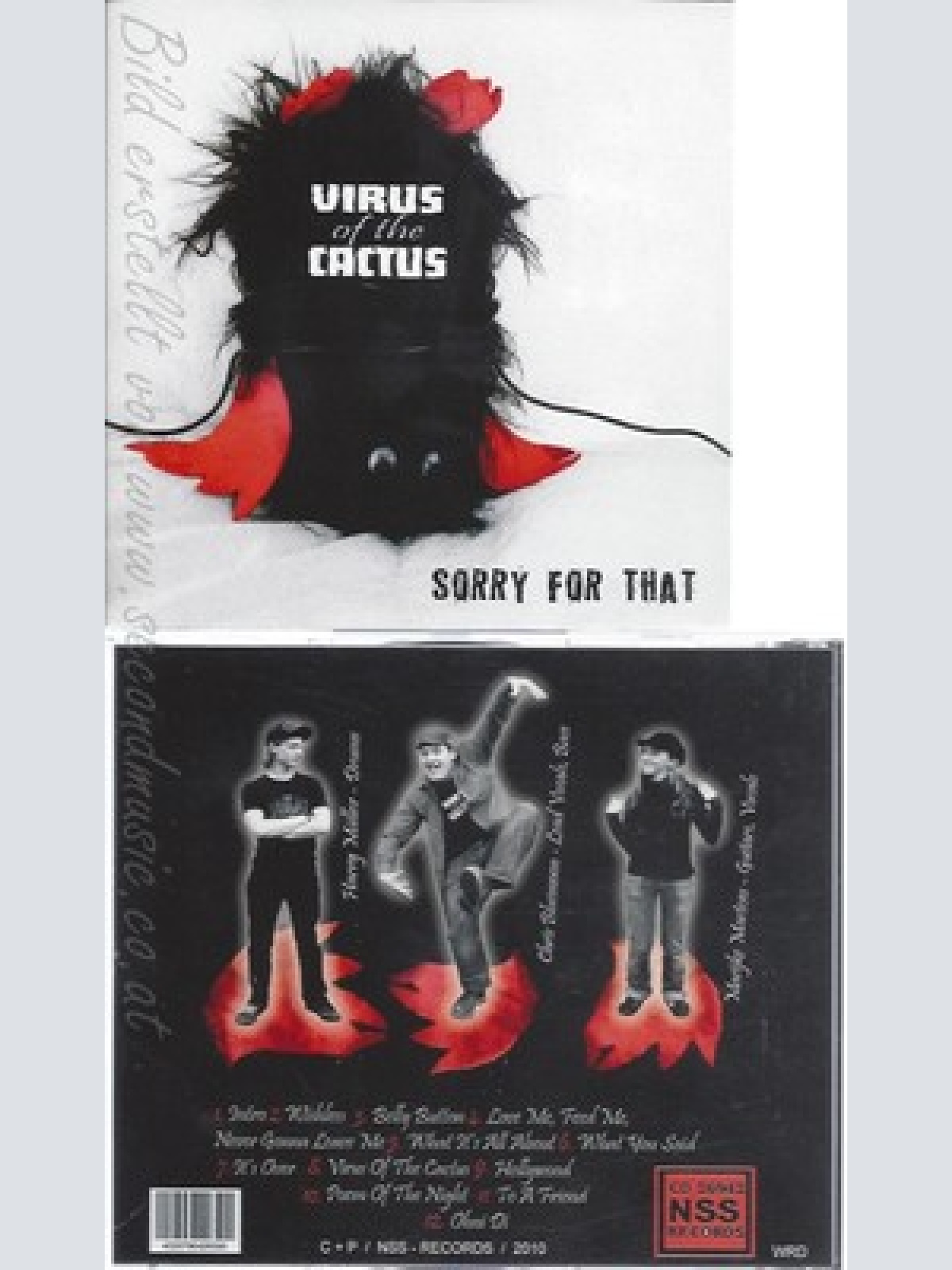 CD--VIRUS OF THE CACTUS--SORRY FOR THAT