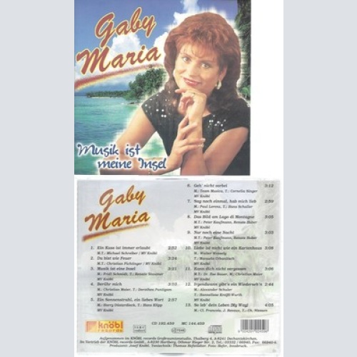 CD--GABY MARIA --MUSIK IST MEINE FREUDE