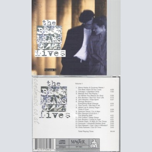 CD--VARIOUS ARTISTS --- THE BEST YEARS OF OUR LIVES VOLUME 1