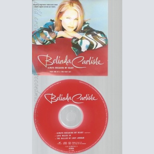 CD--BELINDA CARLISLE--ALWAYS BREAKING MY HEART--PART ONE